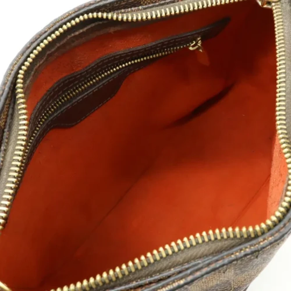 Louis Vuitton Vintage Pre-owned Plastic handbags Brown Dames