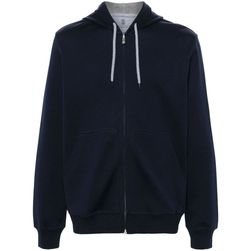 Sweatshirts & Hoodies > Zip-throughs - - Brunello Cucinelli - Modalova