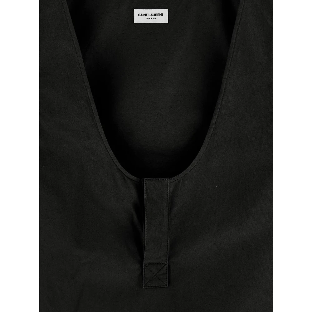 Saint Laurent Sleeveless Top Black Dames