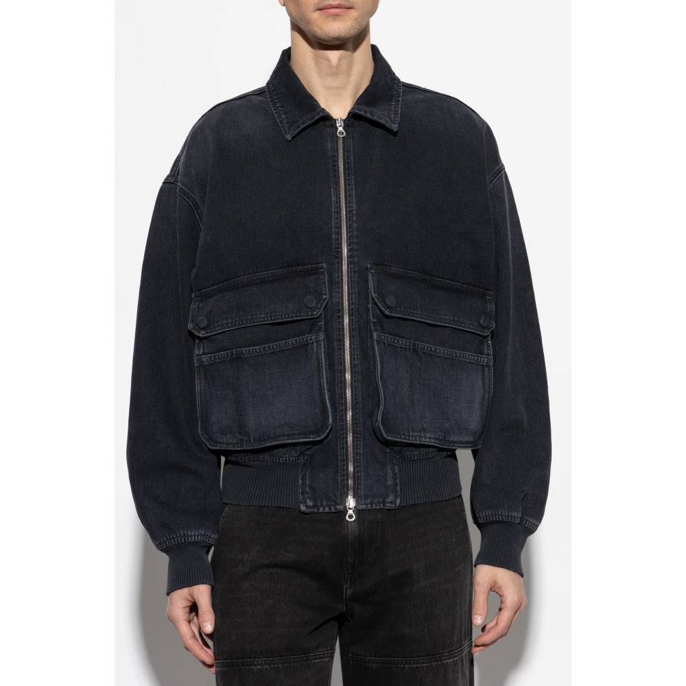 Diesel Denim jas D-Kurz Black Unisex