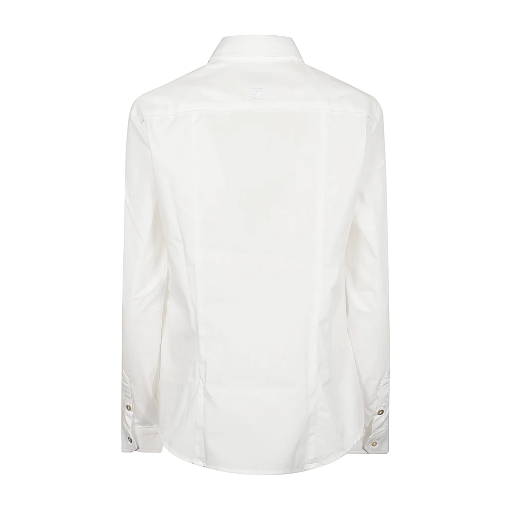 Marella Witte Katoenen Overhemd White Dames