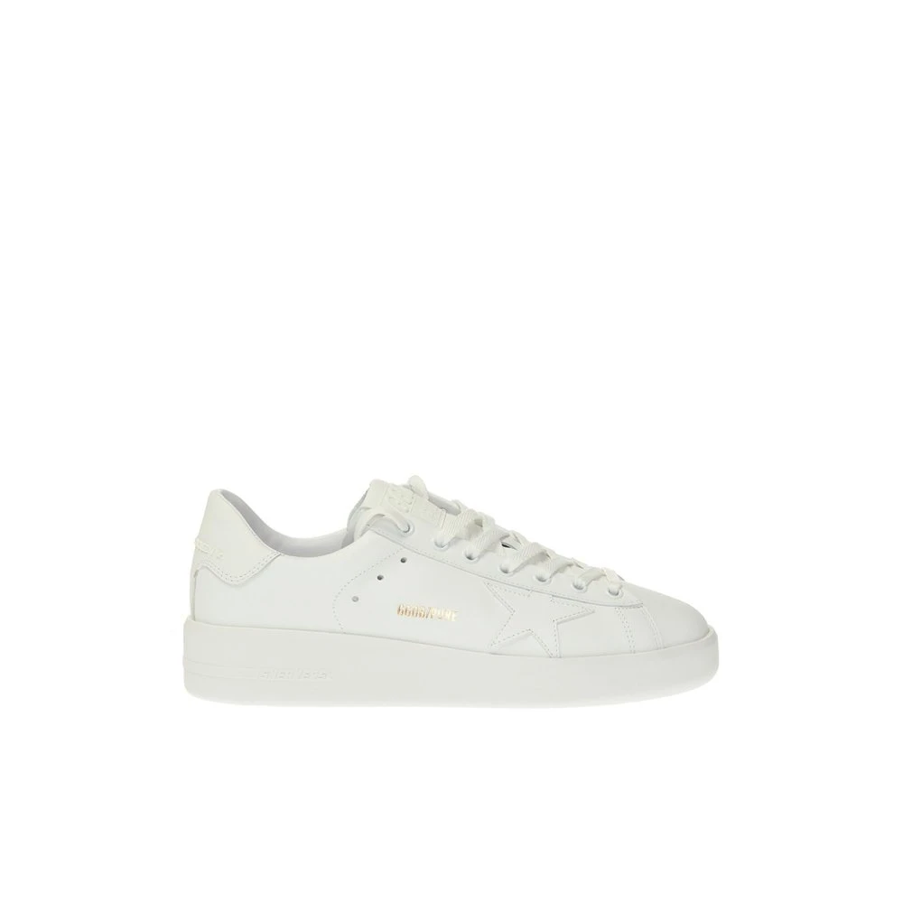 Golden Goose Women's White/Golden Purestar Sneakers