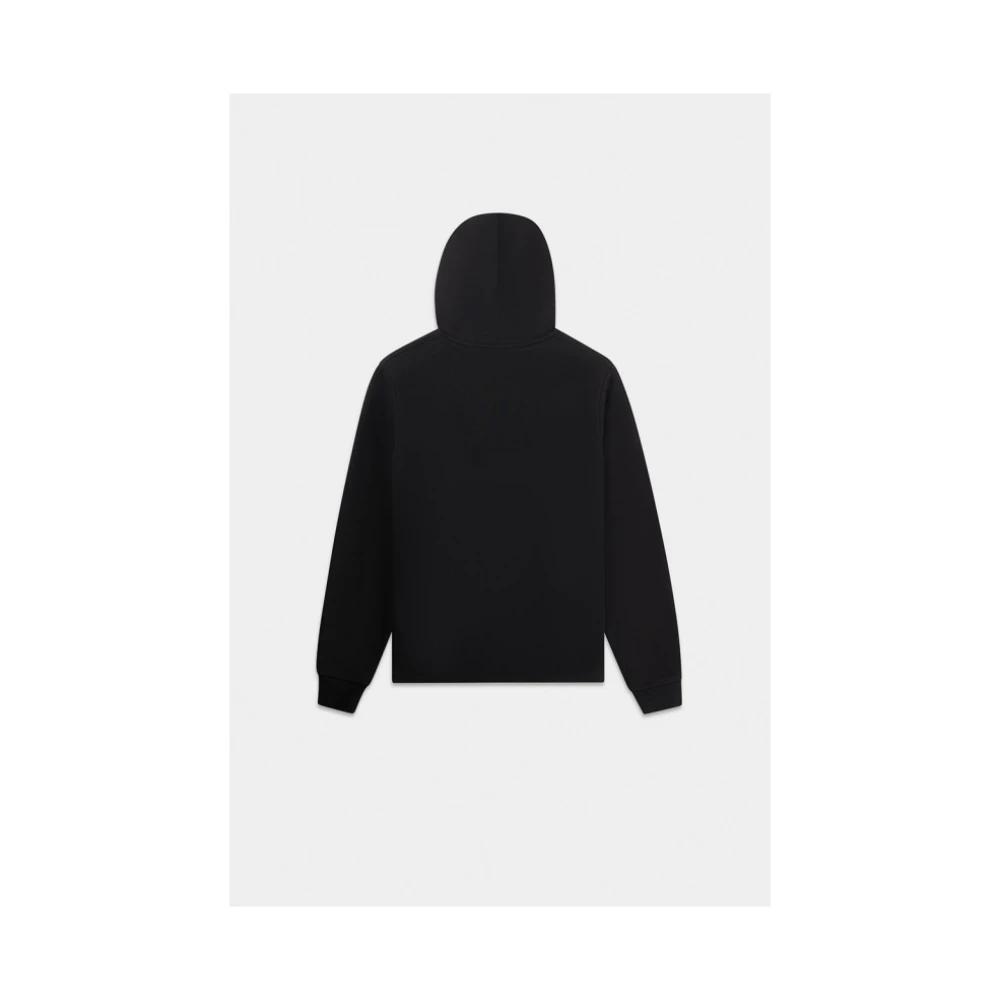 Balr. Zwarte Cargo Hoodie met Geborduurd Logo Black Heren