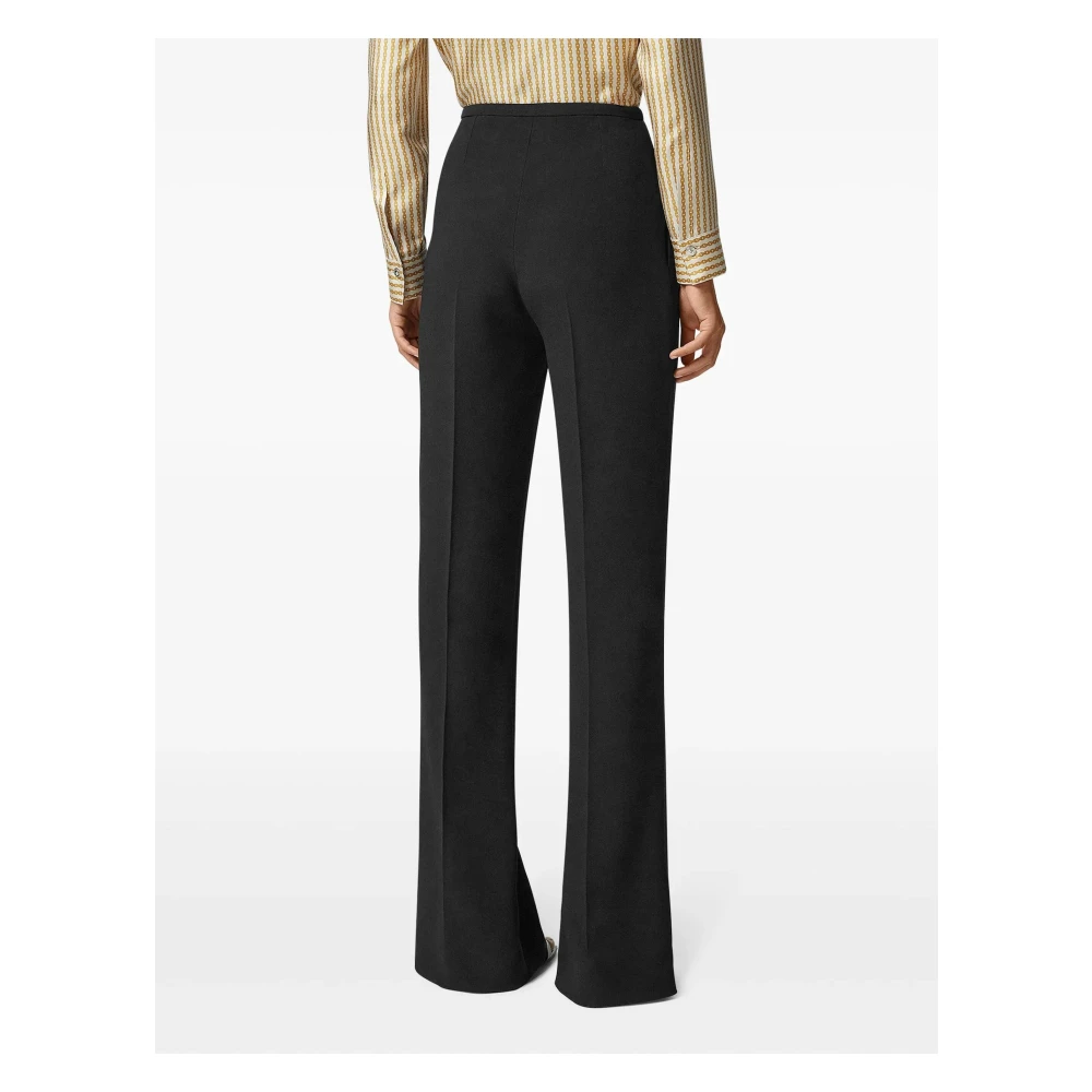 Versace Casual Zwarte Broek Black Dames