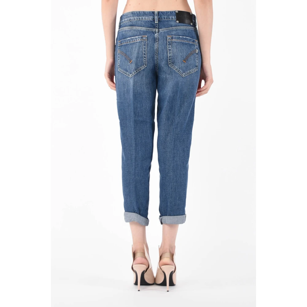 Dondup Cropped Jeans Blue Dames