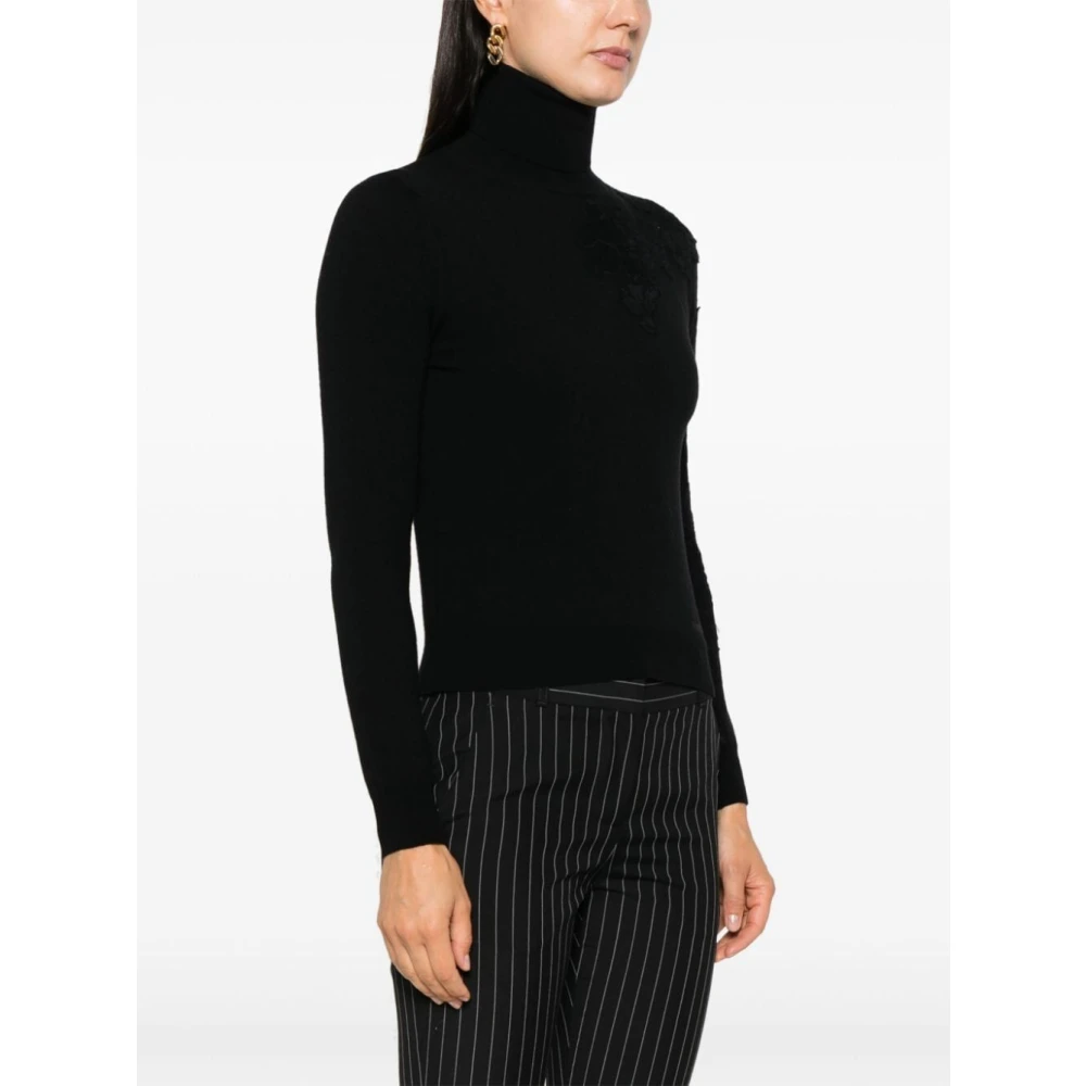 Ermanno Scervino Zwarte Lupetto Trui Black Dames