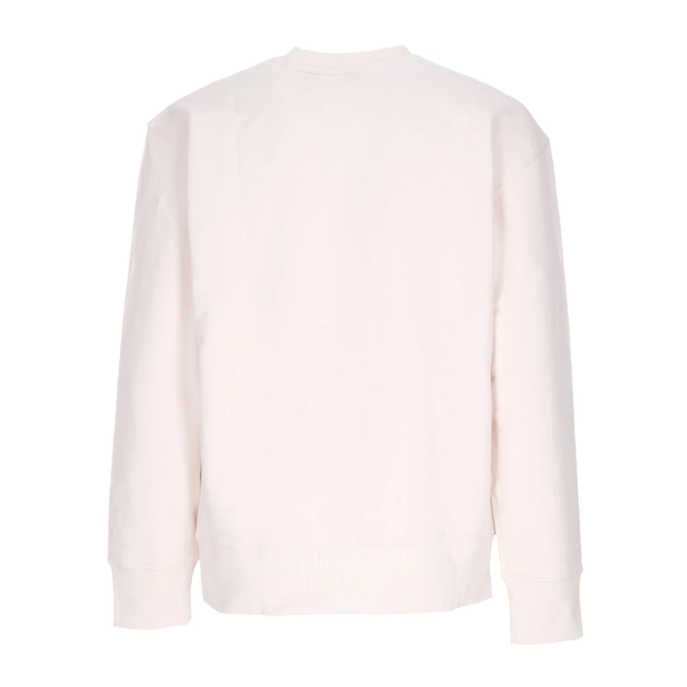 Adidas Witte Lichtgewicht Crewneck Sweatshirt White Heren