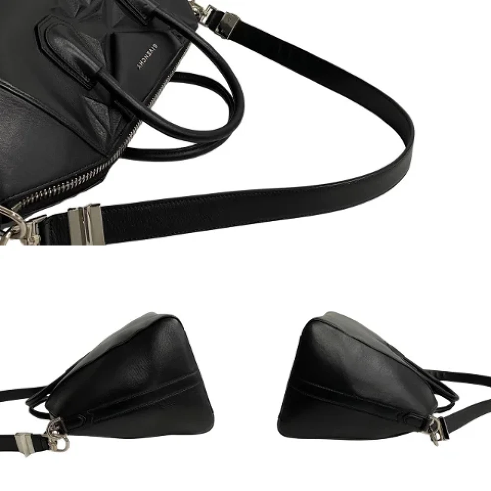 Givenchy Pre-owned Leather crossbody-bags Black Dames