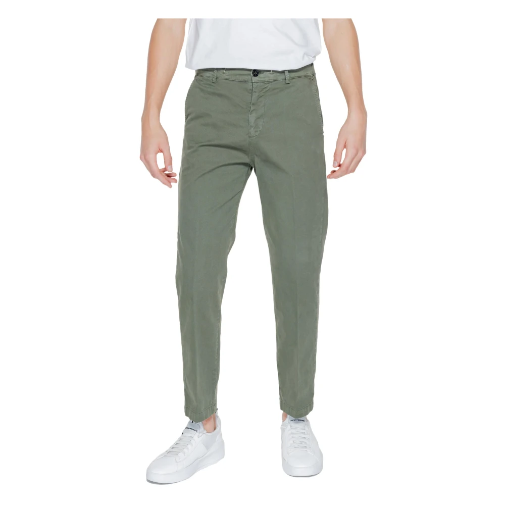 Liu Jo Grön Cotton Linen Blend Chinos