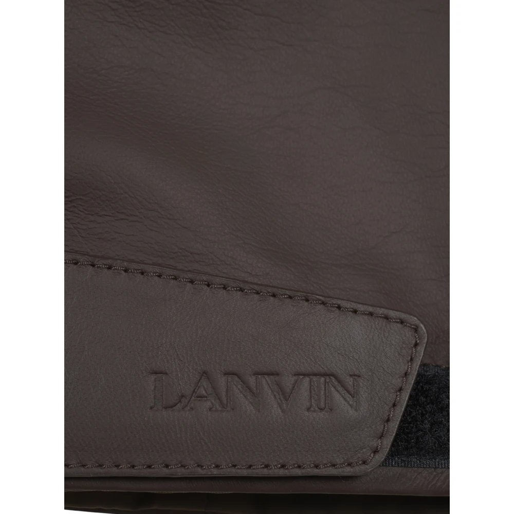 Lanvin Omkeerbare Windbreaker in Napa Mat Green Heren