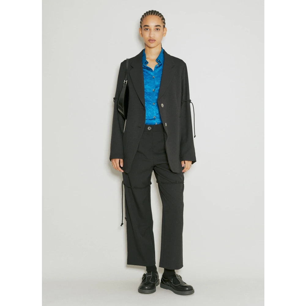 Song for the Mute Op maat gemaakte pak blazer Black Dames