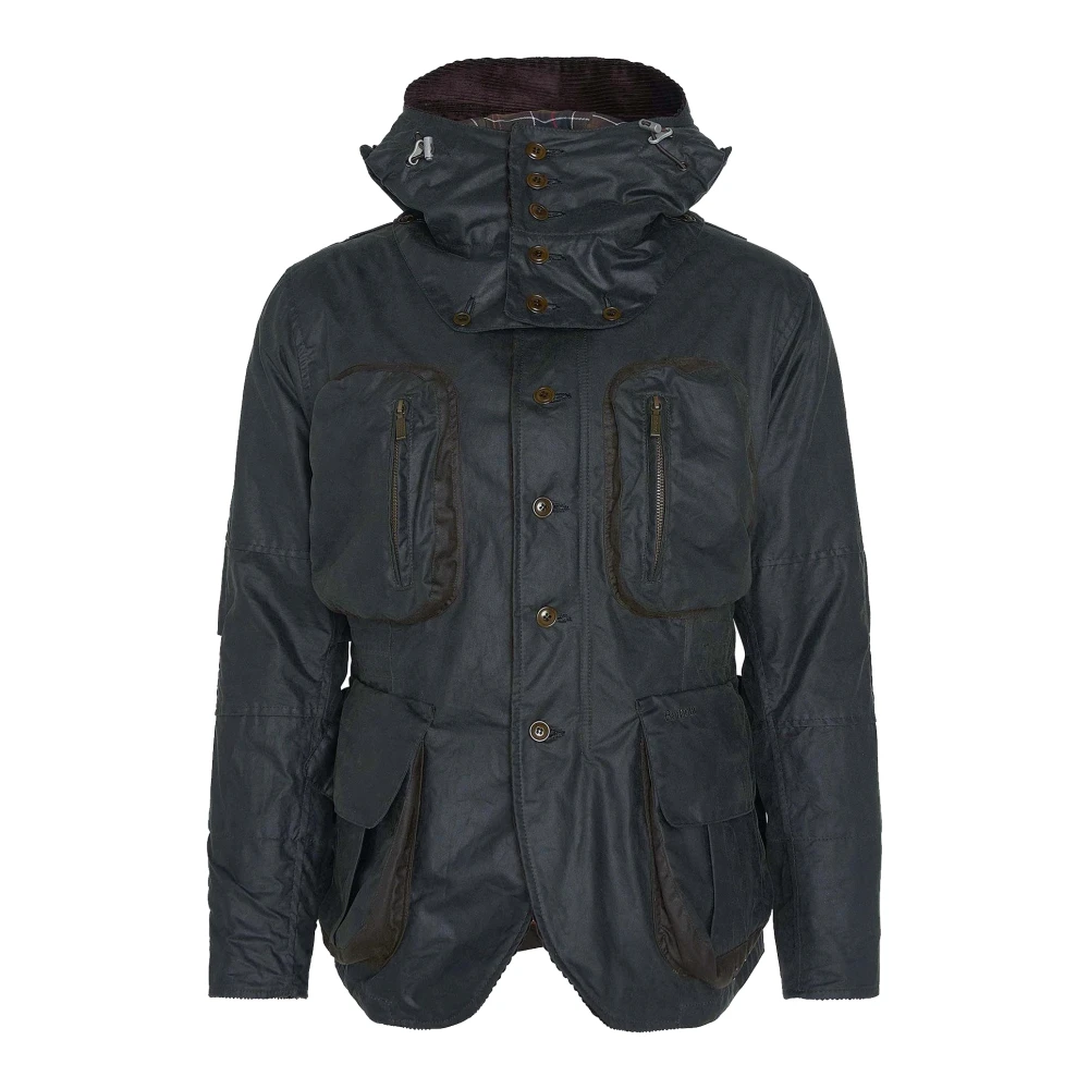 Barbour Outland Vaxad Jacka Green, Herr