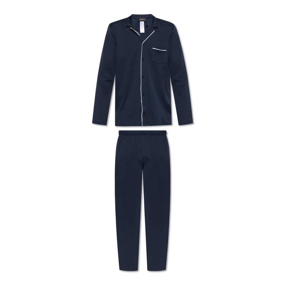 Hanro Hombre Azul Pijama, Talla: L