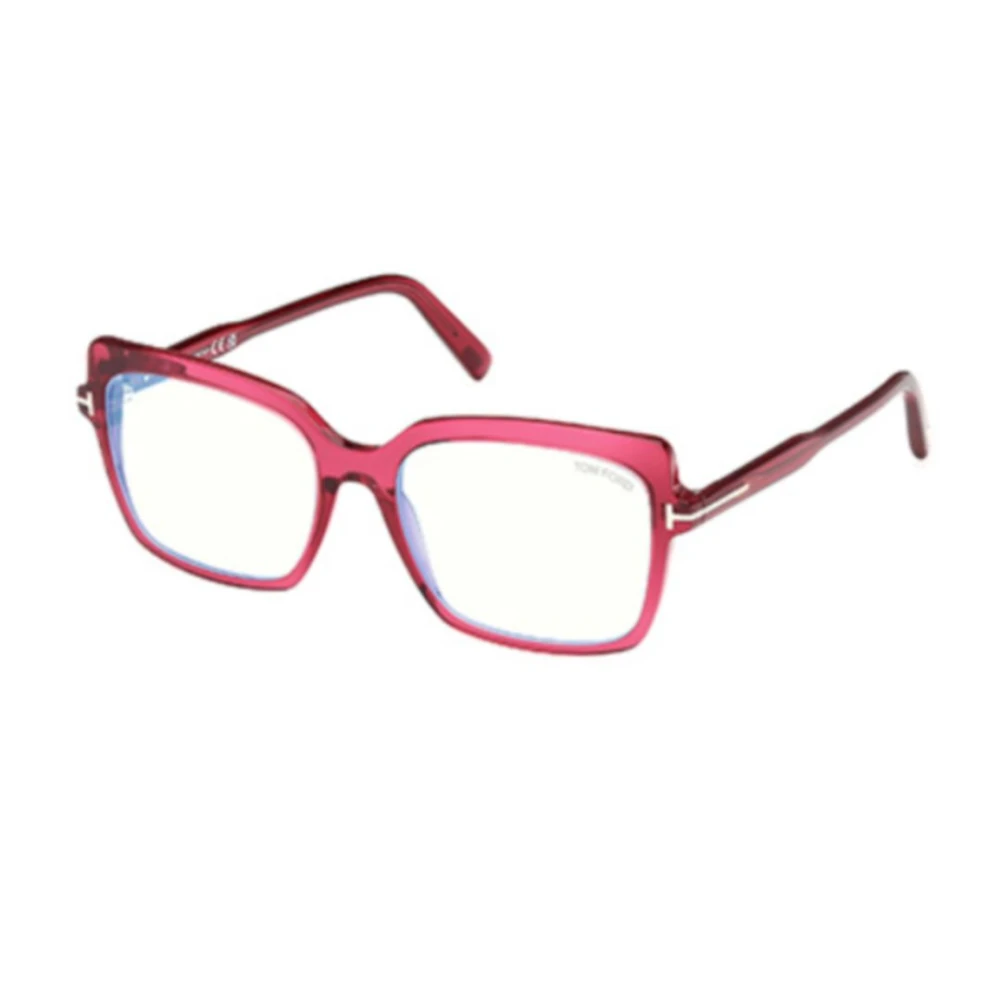 Tom Ford Stijlvolle Zwarte Zonnebril Pink Dames