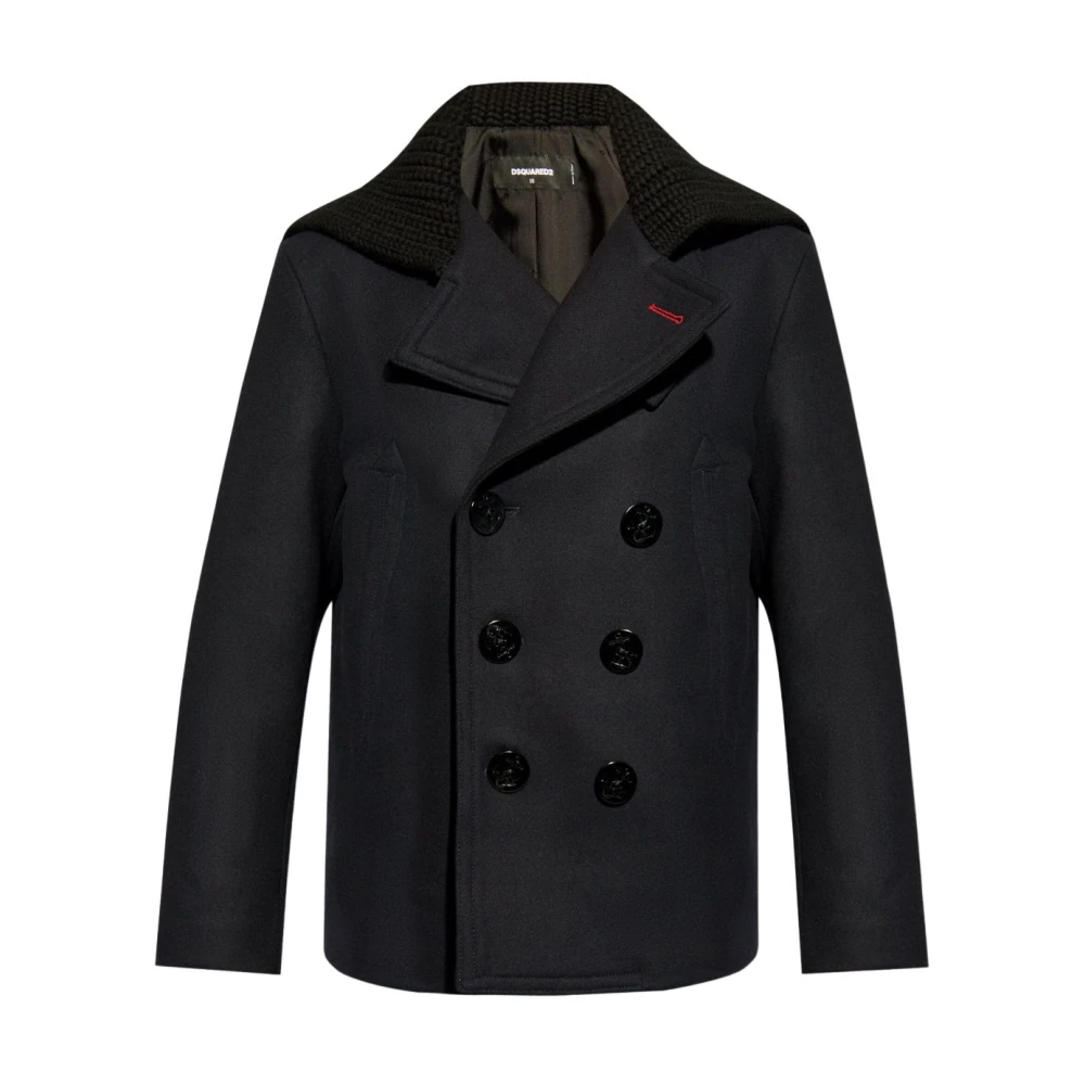 Dsquared2 Blauwe Jassen & Mantels voor Mannen Blue Heren