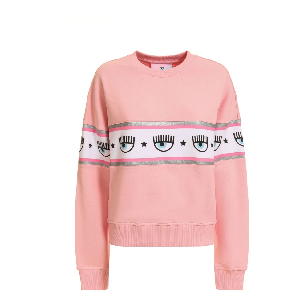 Chiara Ferragni Collection Stijlvolle Sweaters voor Vrouwen Pink Dames