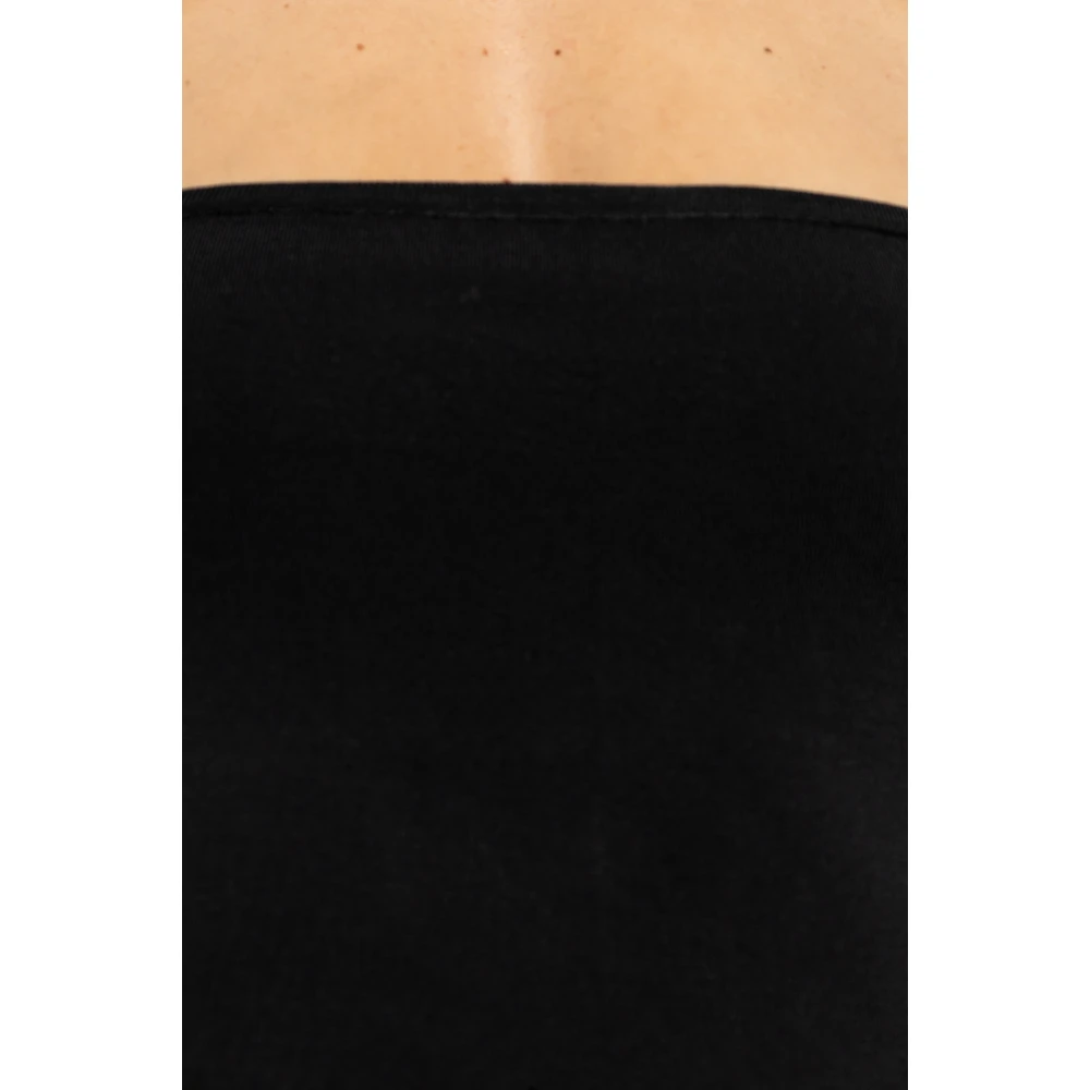 Alaïa Off-shoulder bodysuit Black Dames
