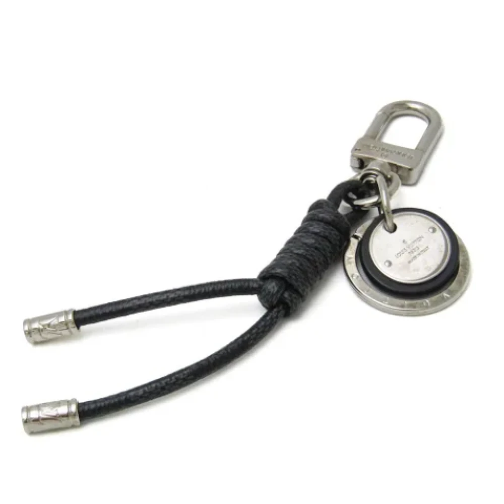 Louis Vuitton Vintage Pre-owned Silver key-holders Black Heren