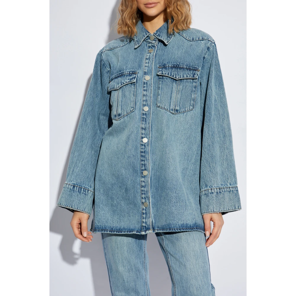 Gestuz Denim overhemd Blue Dames