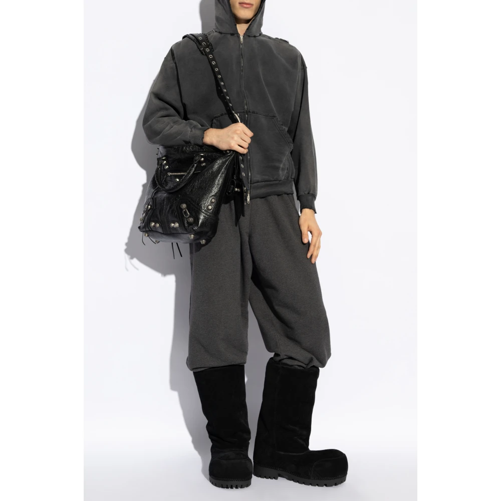 Balenciaga Hoodie Gray Heren