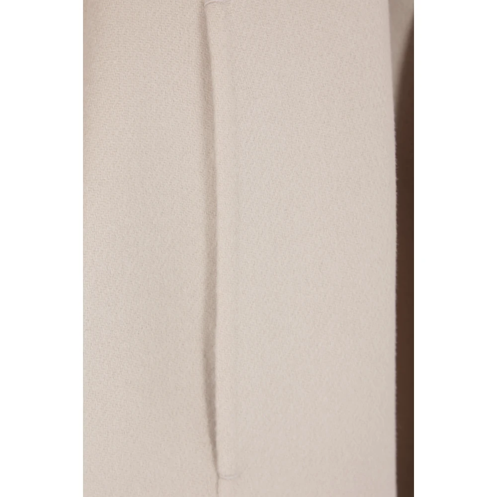 Max Mara Beige Wollen Omslagjas Beige Dames