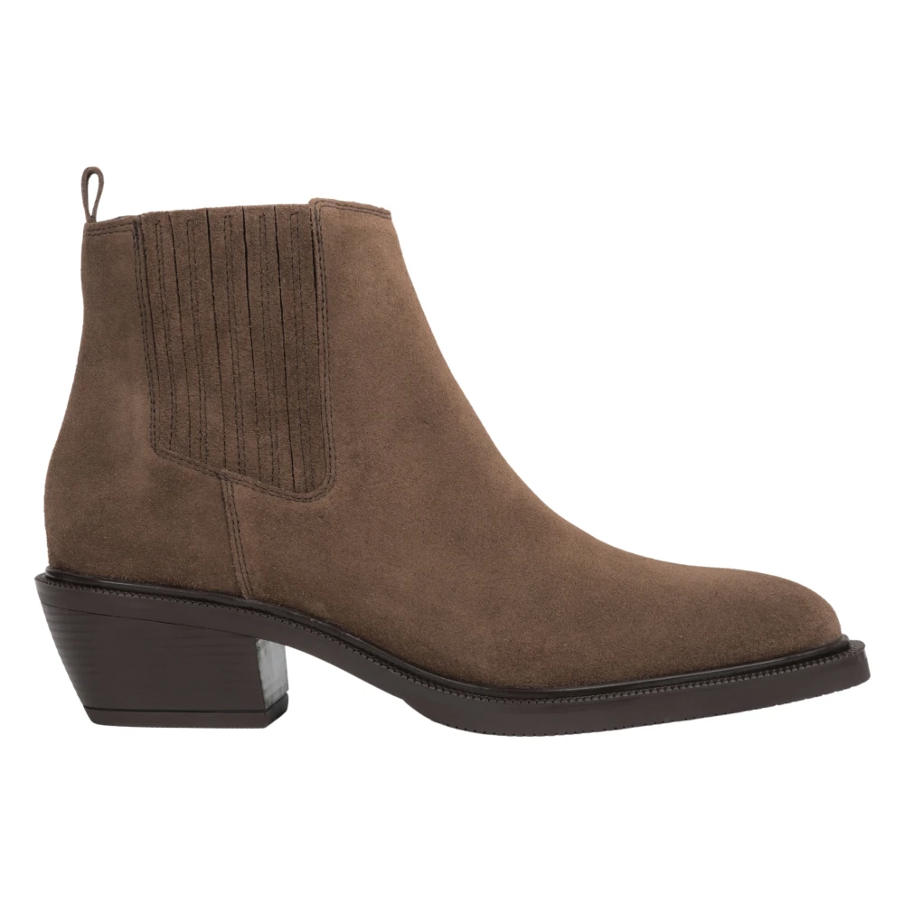 Estro Brown Cowboy & Biker Boots, Female, 4 Uk, Low Cowboy Boots