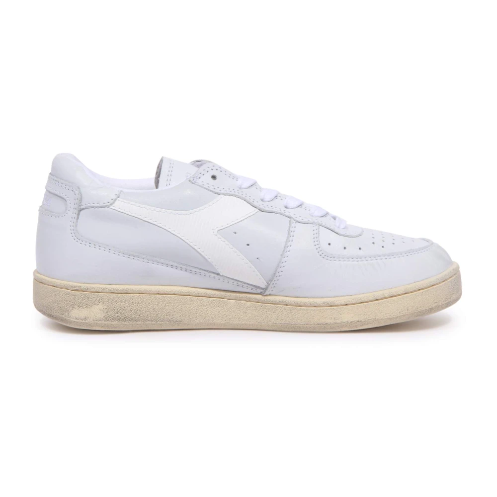 Diadora Women's White Vintage Low Top Basket Trainers - Sneakers - 5 Uk - Shoes