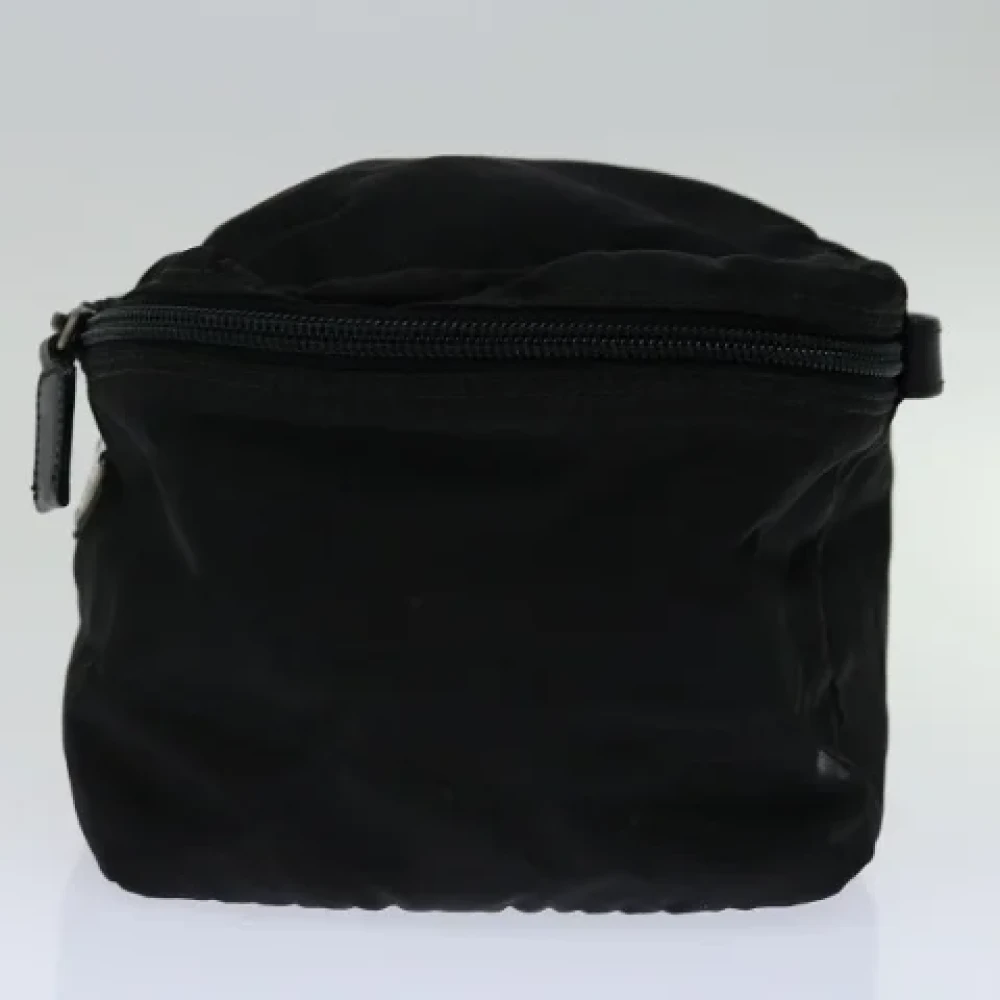 Prada Vintage Pre-owned Nylon pouches Black Dames
