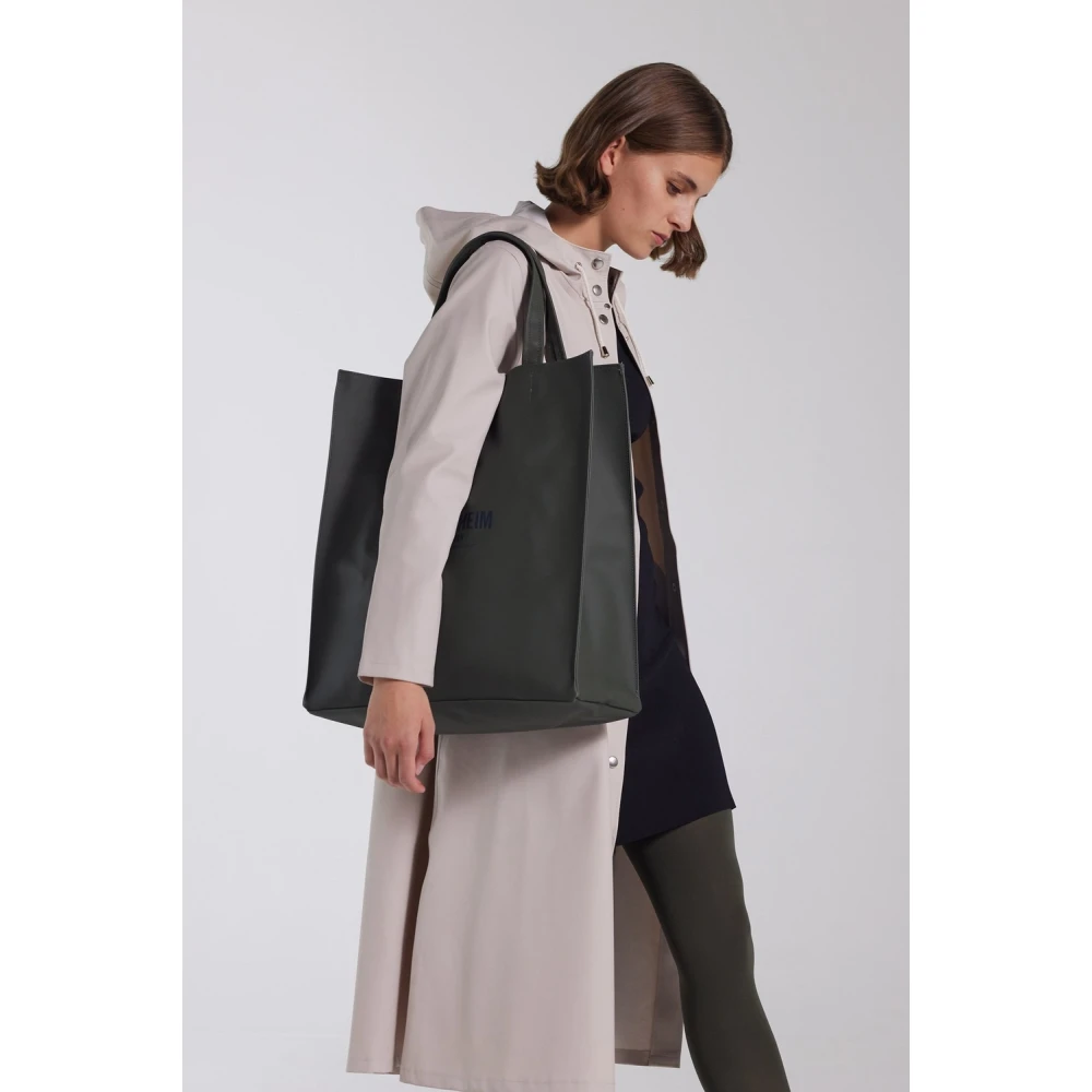 Stutterheim Grote Waterdichte Tote Tas Green Dames