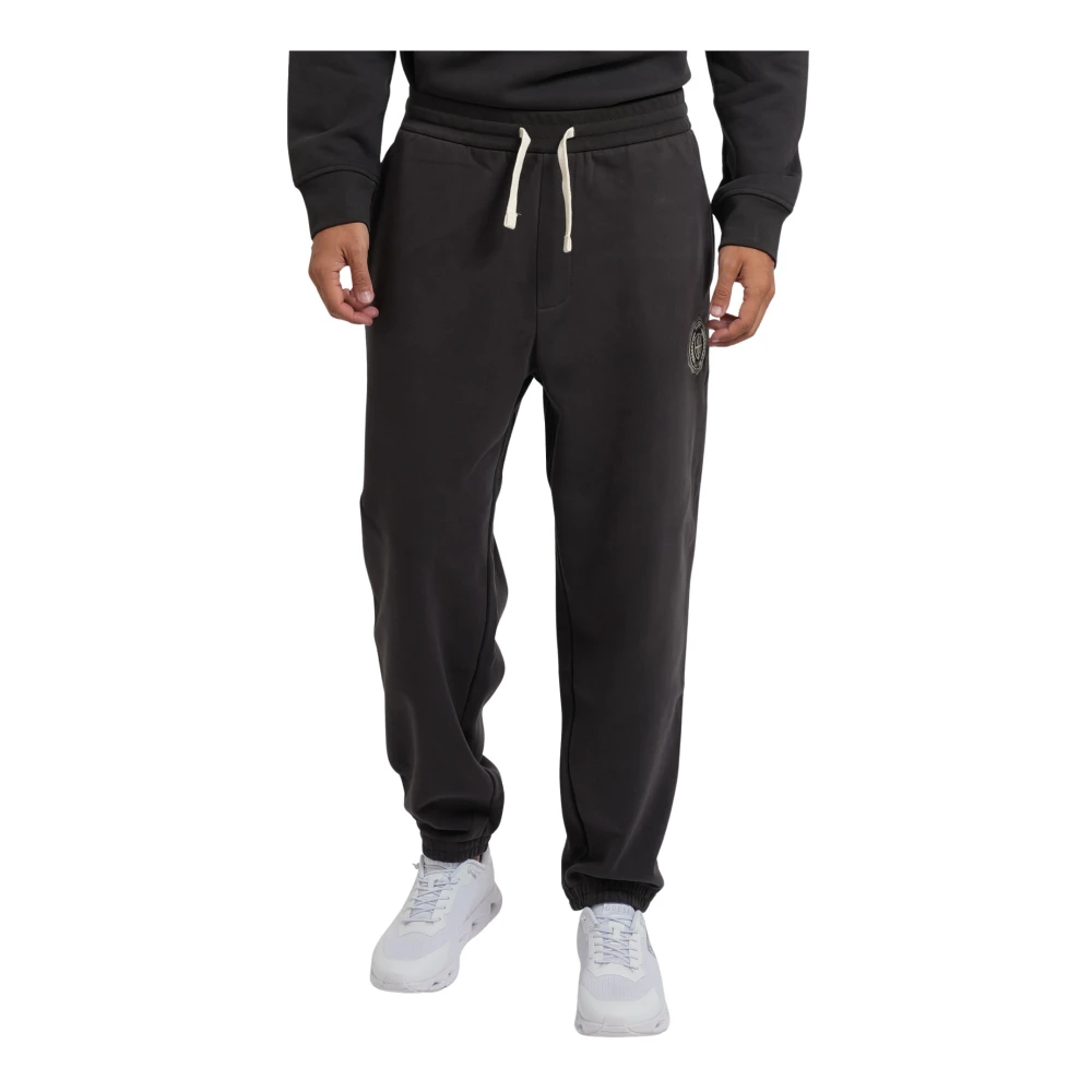 Armani Exchange Marrone Pantaloni Jogger Crossover In Cotone Con Logo E Coulisse - Immagine 2