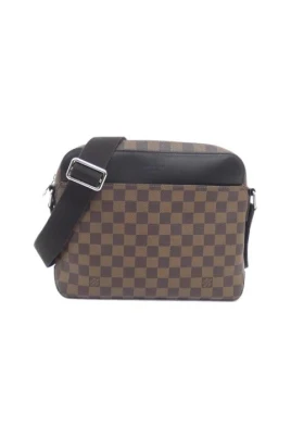 Pre-owned Vintage Damier Canvas Shoulder Bag