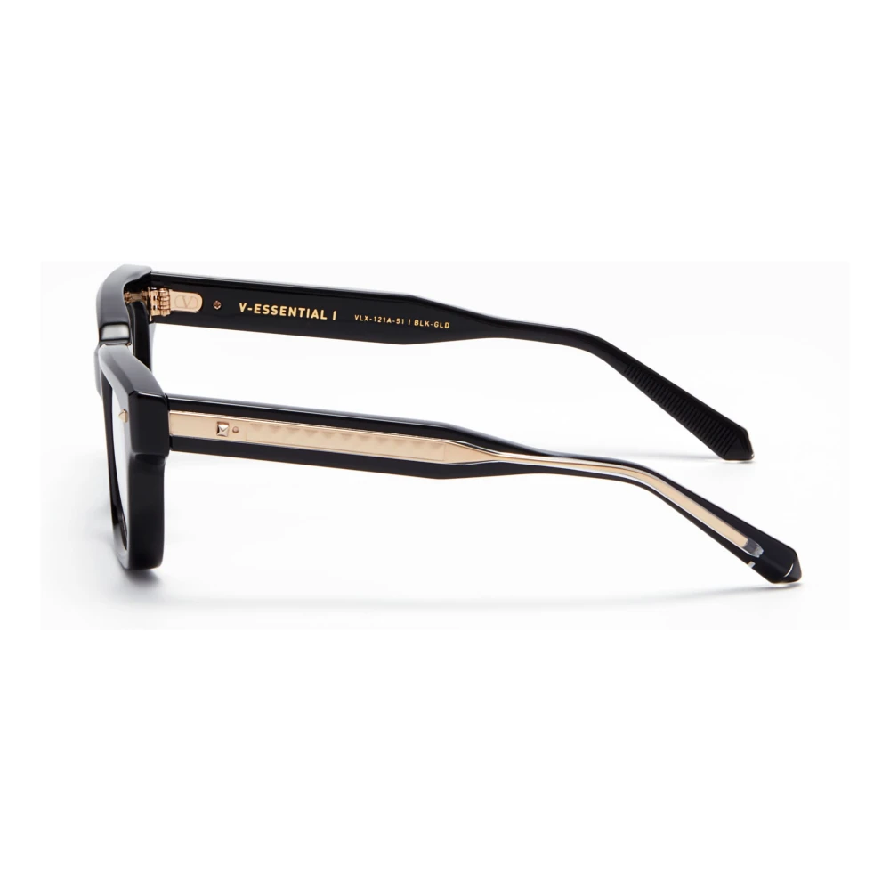 Valentino Gedurfde zwarte RX rechthoekige bril Black Dames