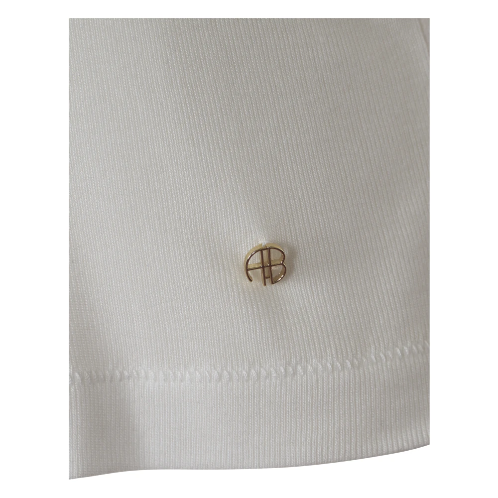 Anine Bing Witte Top met Dale Detail White Dames