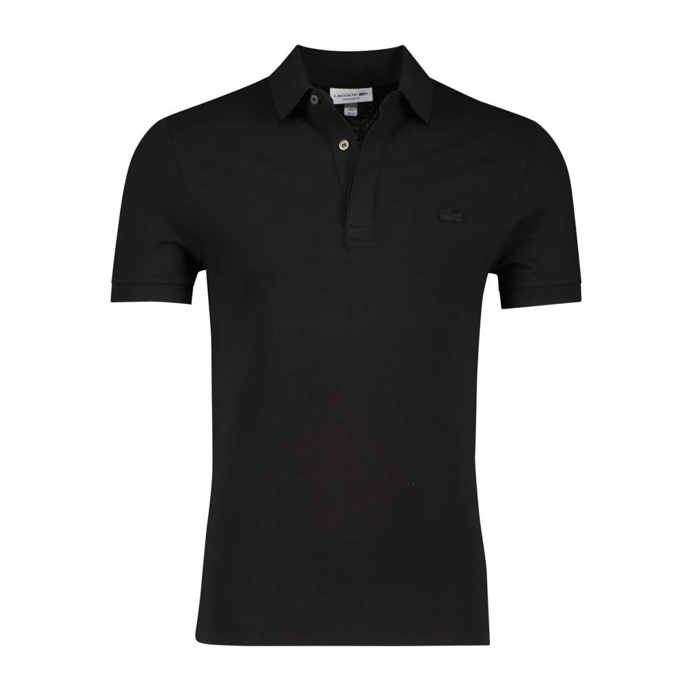 Lacoste Men's Black Short Sleeve Polo Shirt