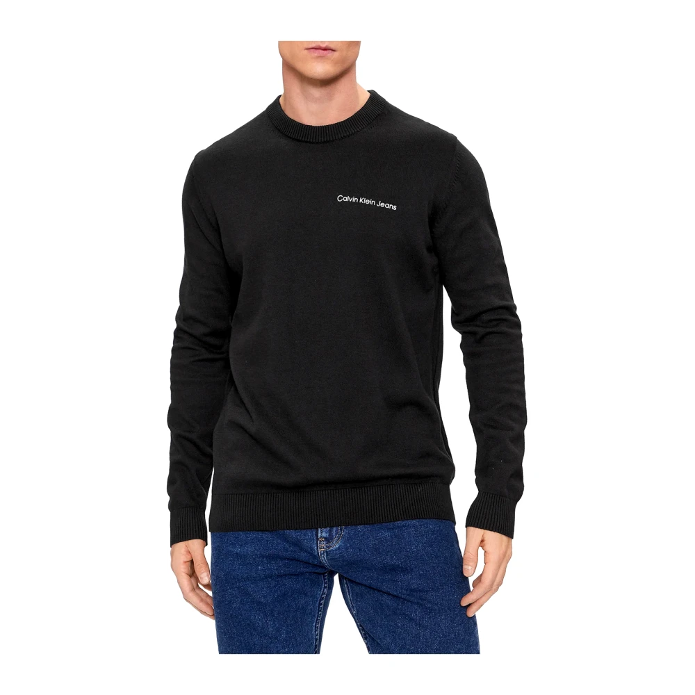 Calvin Klein Zwarte Sweater Essential Black Heren