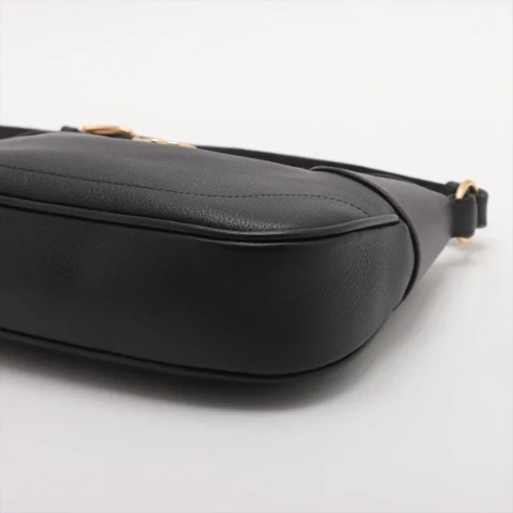 Gucci Vintage Pre-owned Leather handbags Black Dames