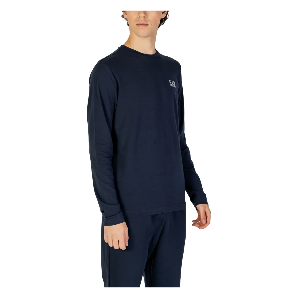 Emporio Armani EA7 Heren T-shirt en Polo Collectie Blue Heren