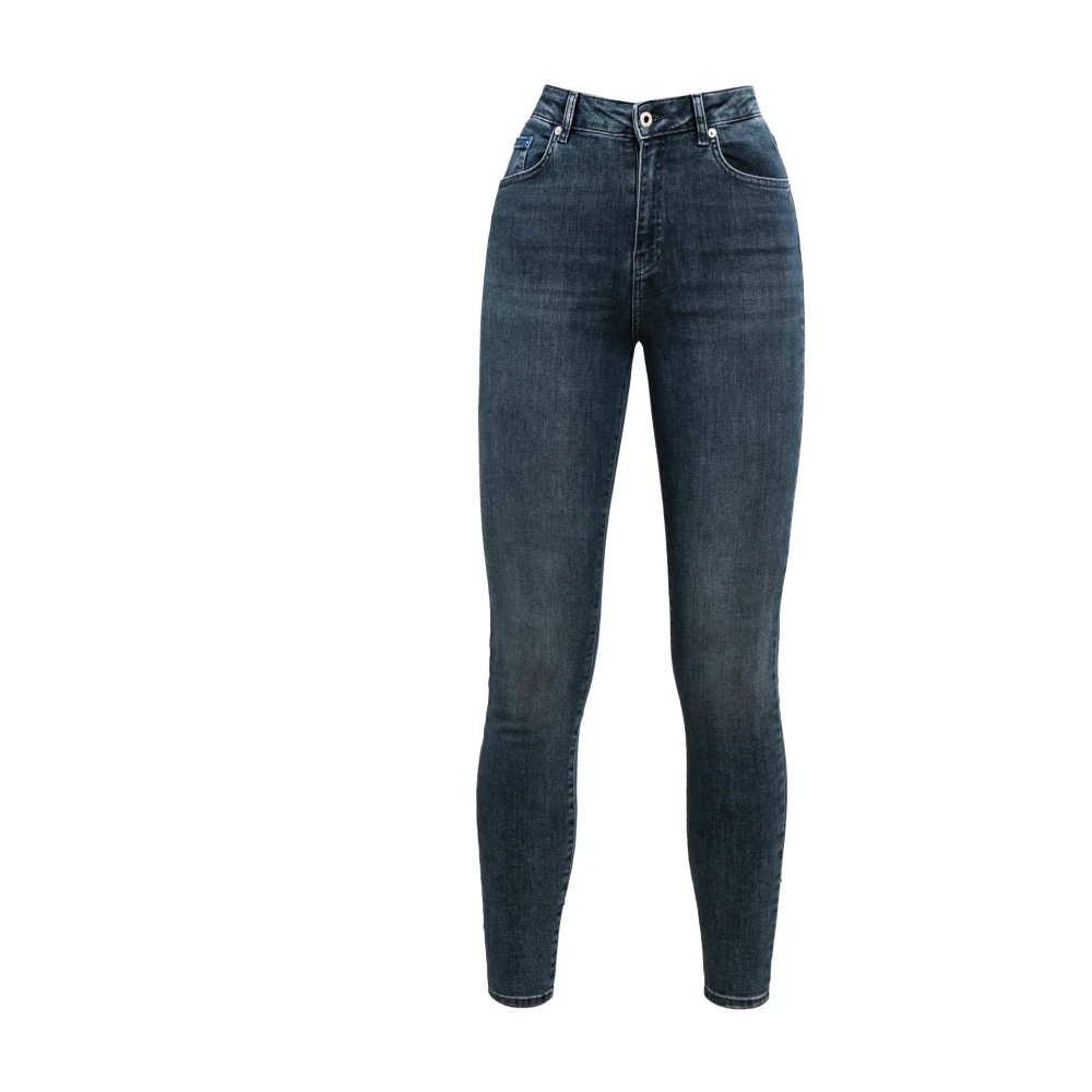 Karl Lagerfeld Dames Jeans Broek Blauw Katoen Blue Dames