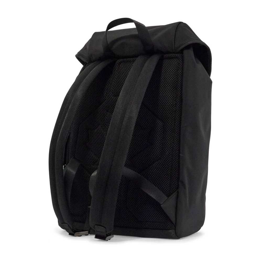 Dsquared2 Zwarte Nylon Laptop Rugzak Black Heren