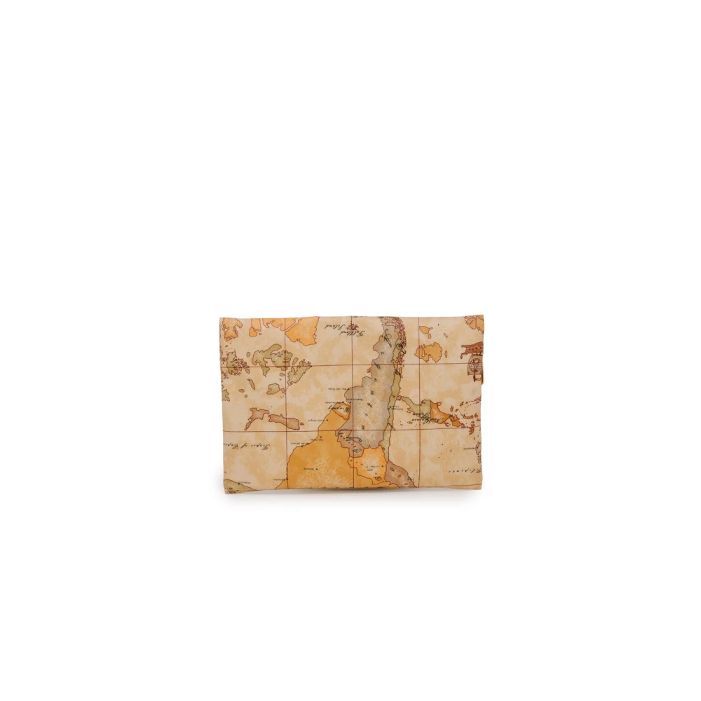 Alviero Martini 1a Classe Stijlvolle Schoudertas met Ritssluiting Beige Dames