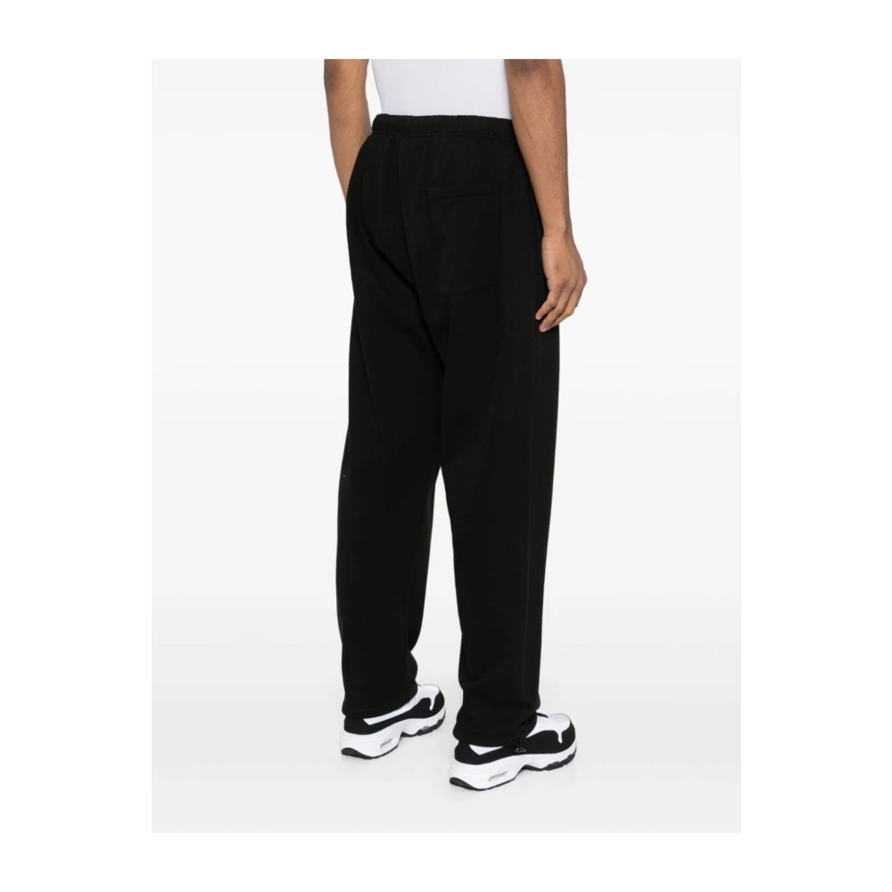 Kenzo Zwarte Broek met Boke Bloem Motief Black Heren