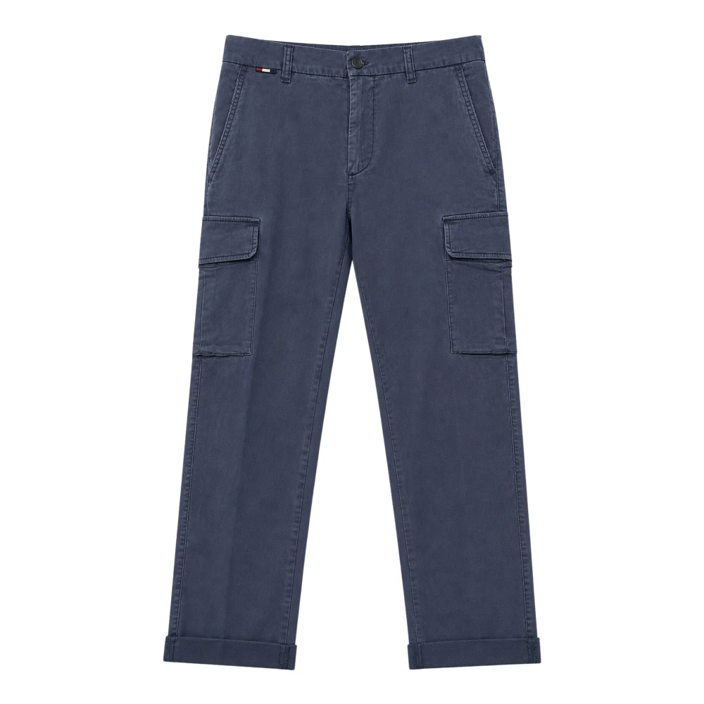 Mason's Mannelijk Blauw Broeken Heren, Xl, Katoen, Chile Cargo Broek
