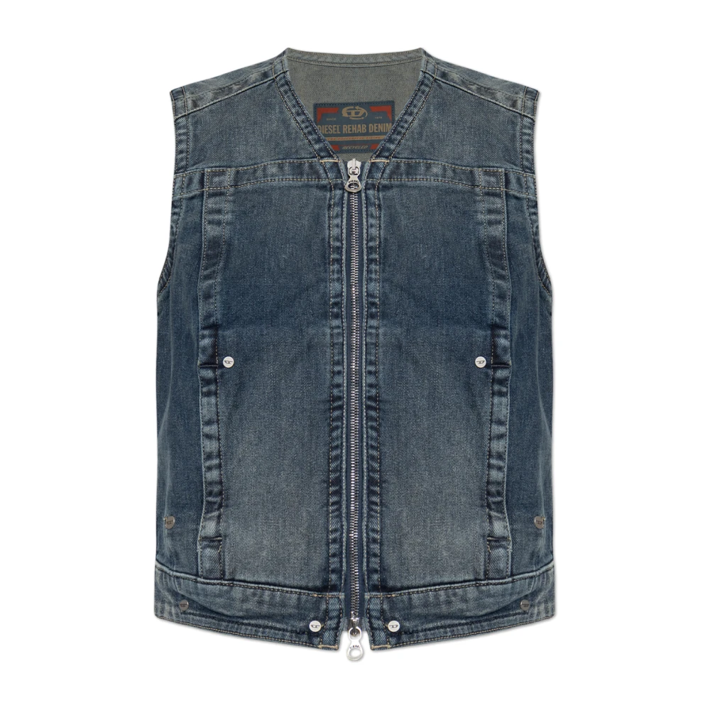 Diesel Donna Blu Giacche, S, New,