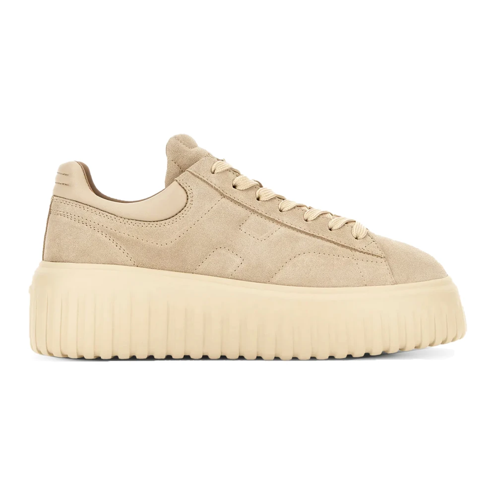 Hogan Men's Beige Memory Foam Sneakers With Eva Sole