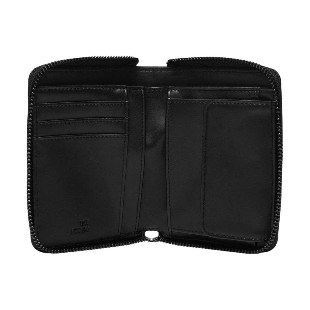 Love Moschino Damesportemonnee met muntvak Black Dames
