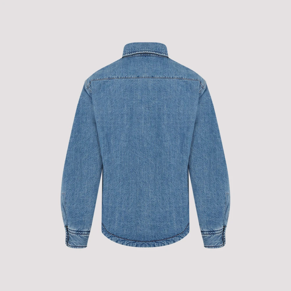 Jacquemus Blauwe Tabac Boulanger Overhemd Blue Heren