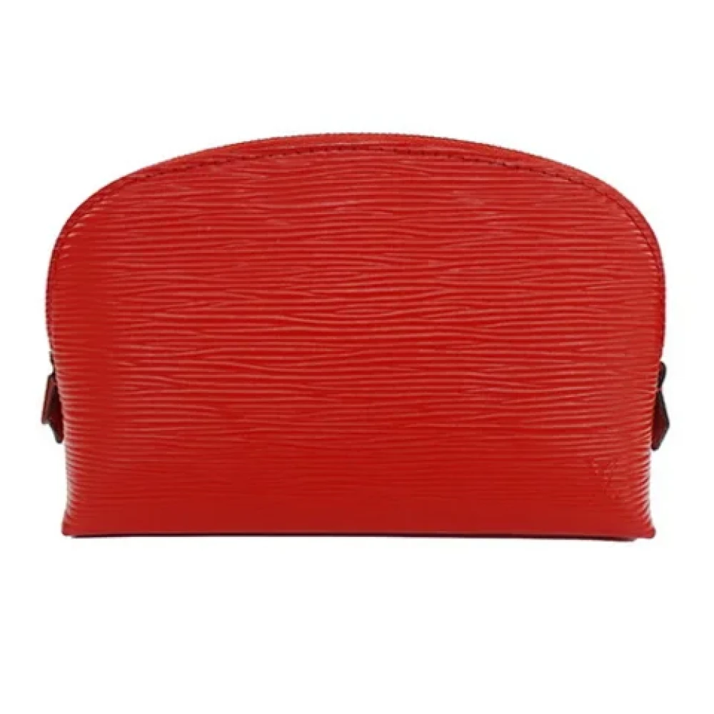 Louis Vuitton Vintage Pre-owned Leather pouches Red Dames