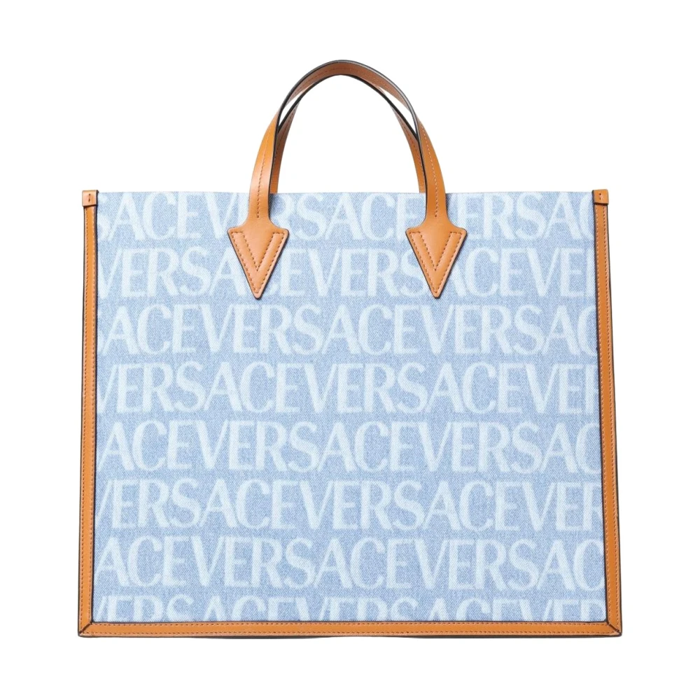 Versace - Bags > Tote Bags - Blue - Versace - Modalova