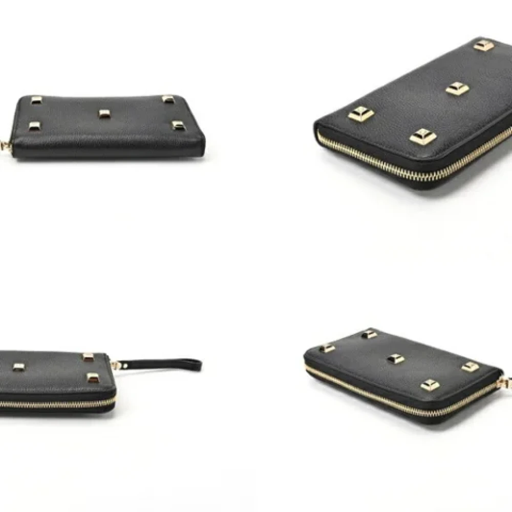 Salvatore Ferragamo Pre-owned Leather wallets Black Dames