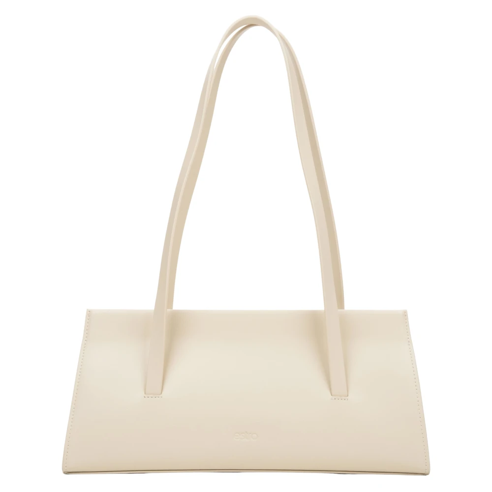 Estro Women's Beige Shoulder Bags, One Size, Baguette Shoulder Bag